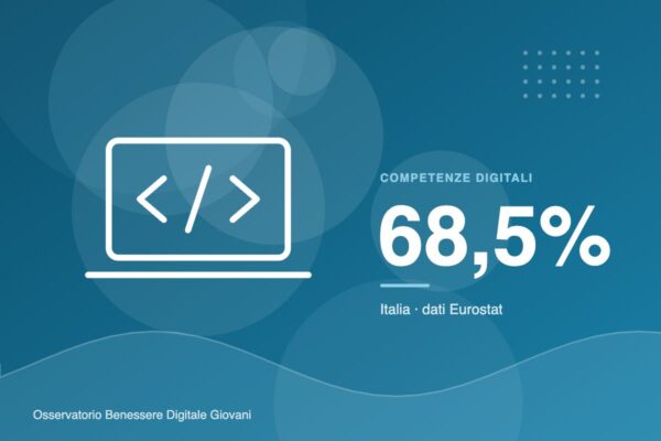 Competenze digitali: il 68,5% dei giovani italiani ha almeno quelle di base
